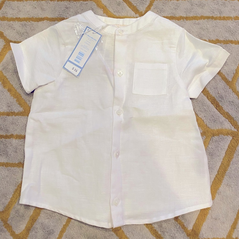 Jacadi White Button Down